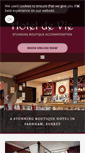 Mobile Screenshot of hoteldevie.com